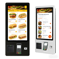 Kiosque de commande automatique avec écran tactile de 23,6, 27 et 32 pouces, kiosques de paiement en libre-service, kiosque de paiement automatique, terminal de paiement NFC
