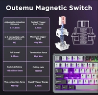 YUNZII RT75 RGB 75% clavier de jeu à déclenchement rapide claviers mécaniques magnétiques à effet Hall pour les joueurs