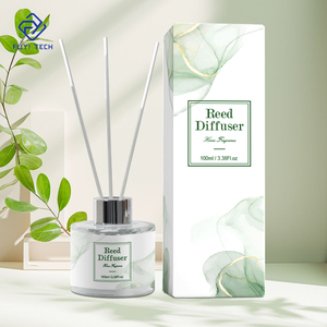 Hochwertige 100ml leere Auto Outlet Auto Air Vent Parfüm flaschen ätherische Öl Diffusor Glasflasche mit Box Verpackung - Product Image 1