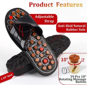 Zapatos para caminar de alta calidad, masajeador de adoquines de acupuntura, zapatillas de masaje para pies, masajeador de terapia de acupuntura para reflexología de pies - Product Image 5