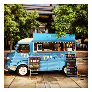 TUNE Electric Citroën H Bus Food Trailer <span class=keywords><strong>Van</strong></span> Snacks Catering Truck pour Coffee Hamburger - Product Image 1