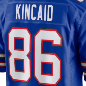 เสื้ออเมริกันฟุตบอลปักลาย17 ALLEN 0 keon coleman 86 Kincaid 58 Milano 88 Dawson knox 4 Cook 3 hamlin - Product Image 6