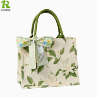 Grand sac fourre-tout en toile de coton réutilisable promotionnel avec logo personnalisé
