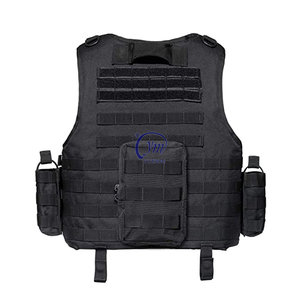 Goedkope Molle Black Training Tactische Uitrusting Plaatdrager Tactisch <span class=keywords><strong>Vest</strong></span> Met Zakjes - Product Image 4