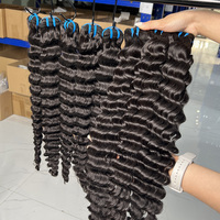 Extensions de Cheveux Humains Ondulés Profonds 100% Naturels, Vente en Gros, Grade 15A, Cheveux Vierges Non Traités, Cuticules Alignées, Cheveux Indiens Bruts