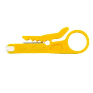 Multi Hand Tool Wire Cable Cutter Mini Simple pinze Knife Crimper Small Yellow Stripper