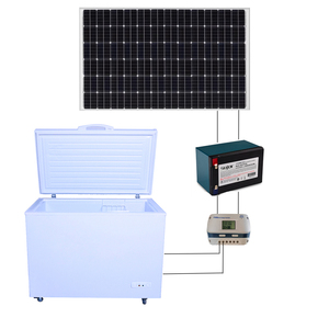 Solar 12V/24V Portable Chest <b>Freezer</b> Battery Energy-Saving Class A+++ Sliding Door for Hotel & Household Use - Product Image 2