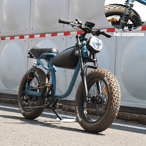 Bicyclette électrique Oem vintage chinoise, vélo électrique de montagne à batterie au lithium à 7 vitesses, vélo électrique à gros pneus, vélo de plage <span class=keywords><strong>Cruiser</strong></span> - Product Image 1