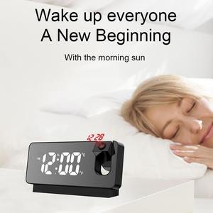 Custom OEM Projector <strong>Clocks</strong> Laser Portable Digit Dual Alarm Led <strong>Clock</strong> with Projection Kids Snooze Digital <strong>Clock</strong> - Product Image 6