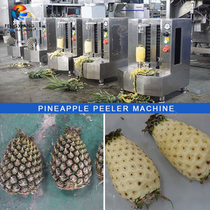 Machine commerciale de décorticage, de découpe de la tige et de l'anneau d'ananas, équipement de traitement des fruits à petite échelle pour les morceaux d'ananas - Product Image 2