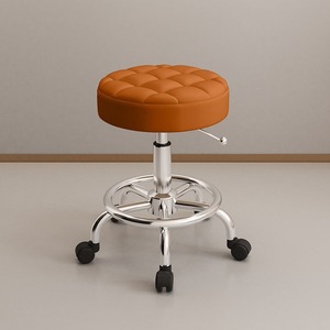 Sillón de Estética para Uso Doméstico <span class=keywords><strong>Silla</strong></span> Elevable y Giratoria Taburete de Trabajo Grande para Peluquería <span class=keywords><strong>Silla</strong></span> Giratoria para Recepción de Salón de Belleza - Product Image 3