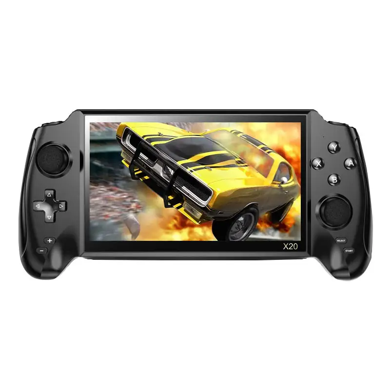 X20 Consola 7 Inch Portable Mini Classic 7" Handheld Video Game Players PS Player Console with 4K TV Connection for PSP