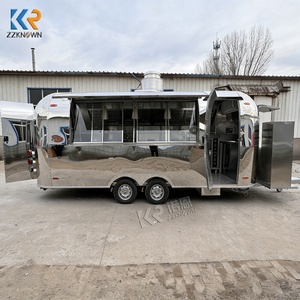 Remolque de Comida de Acero Inoxidable, Cafetería Móvil Especializada, Unidad de Preparación de <span class=keywords><strong>Espresso</strong></span> para Eventos, Mercados, Servicio de Bebidas Corporativas - Product Image 1