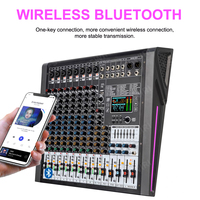 Console de mixage audio numérique XTUGA KT10/14 canaux, 99 DSP avec égaliseur 7 bandes, métal, pour enregistrement USB, utilisation sur scène et en studio