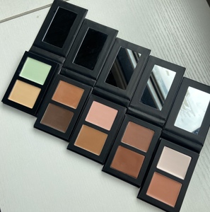 Palette <span class=keywords><strong>Correttore</strong></span> Minerale Impermeabile per Contorno Viso con Etichetta Privata OEM, Logo Personalizzato, Vegano, 2 Colori, <span class=keywords><strong>Correttore</strong></span> in Crema - Product Image 5