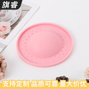 <b>Silicone</b> Cupcake <b>Baking</b> Mold Pink Round Bowl Oven Safe <b>Baking</b> Tools - Product Image 3