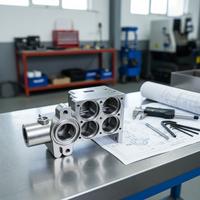 Composants d'usinage CNC non standard, usinage combiné multi-étapes de tournage et de fraisage, service d'usinage complet de haute qualité