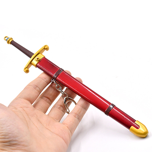 <span class=keywords><strong>Porte</strong></span>-<span class=keywords><strong>clés</strong></span> épée pop-up en alliage de zinc, modèle <span class=keywords><strong>Z</strong></span> Sword de 22,5 cm, inspiré de l'anime <span class=keywords><strong>Dragon</strong></span> <span class=keywords><strong>Ball</strong></span>, jouet d'anime populaire - Product Image 1