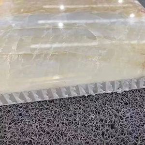 Mật ong <span class=keywords><strong>Onyx</strong></span> slab Trọng lượng nhẹ nhiều lớp tổ ong Bảng điều khiển cho trang trí nội thất cổ trắng dolomite sàn gạch đá cẩm thạch biệt thự - Product Image 1