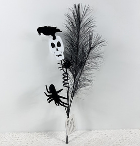 <span class=keywords><strong>Halloween</strong></span> Citrouille Chauve-Souris Bonbons Maïs <span class=keywords><strong>Porte</strong></span> Suspendue Signe Feutre Fête Décoration Murale pour Intérieur et Extérieur Idée Cadeau - Product Image 5