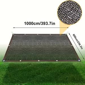 1pc Couverture de piscine en filet anti-vent 100% polyester, tissu maillé, protection extérieure toutes saisons pour piscines enterrées - Product Image 5