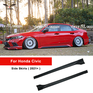 Ricambi Auto modificati di fabbrica <span class=keywords><strong>universale</strong></span> Primer <span class=keywords><strong>diffusore</strong></span> minigonne laterali grembiuli accessori per honda Civic 2022 2023 2024 2025 - Product Image 2