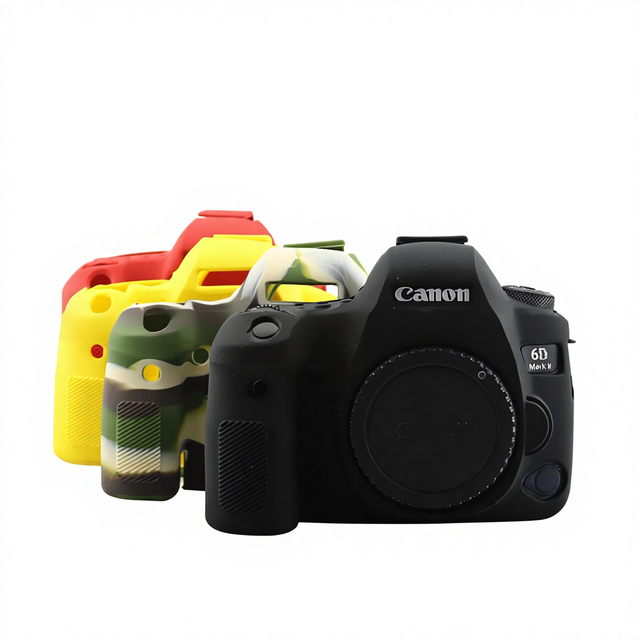 For EOS 6D Mark II 6D2 Camera Silicone Case Breathable Waterproof Durable Burden Reduction Clutch Bag