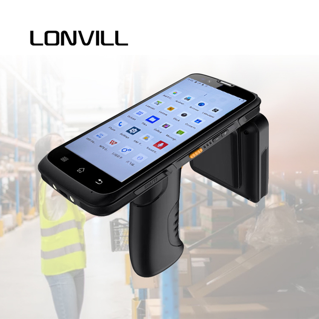 LONVILL Wholesale Industrial Handheld Rugged Pda Warehouse Scan Barcode Rfid Android Pda