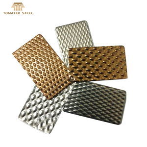 304 316 goffrato struttura decorativa in acciaio inox lamiera di <span class=keywords><strong>miglio</strong></span> grani piccole gocce di pioggia per la scuola ospedale 5WL 6WL goffrato - Product Image 2