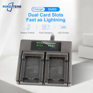 LCD ışık ile RingTeam DMW-BMB9 elektrik pili çifte şarj makinesi FZ40K FZ45K FZ47K FZ48K FZ60 FZ62 <span class=keywords><strong>FZ70</strong></span> kameralar ile uyumlu - Product Image 2