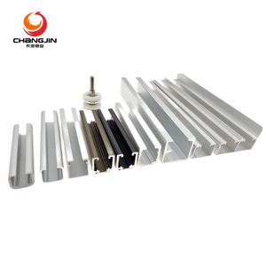 Rail de porte de placard coulissant de remplacement, raccord de porte coulissante avec piste de course en aluminium - Product Image 1