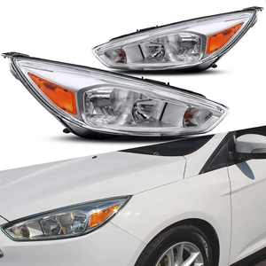 Parti Auto OEM Nuovi Fari Anteriori Sinistro e Destro Alogeni per <span class=keywords><strong>Ford</strong></span> <span class=keywords><strong>Focus</strong></span> 2015 2016 2017 <span class=keywords><strong>2018</strong></span> - Product Image 2