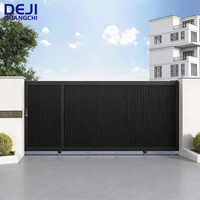 Puerta de Aluminio a Precio de Fábrica para Uso en Villas y Hoteles, Diseño Moderno, Duradera, Fácil Instalación, Puertas de Seguridad para Entrada de Vehículos, Puerta Corredera