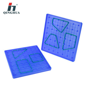 Qinghua 20518 Tableau de démonstration des formes et des surfaces géométriques - Matériel pédagogique pour expériences mathématiques à l'école primaire - Product Image 1