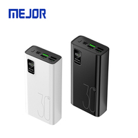 Batterie externe K9 30000mAh 22.5W, station d'alimentation à charge super rapide, chargeur portable avec double sortie Micro USB