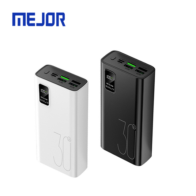 K9 Power Bank 30000mAh 22.5W Super Fast Charge Power Station Portable Charger with Micro USB Dual Output