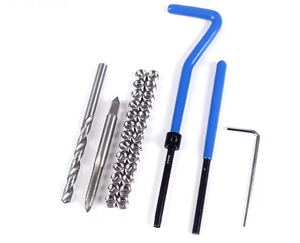 15-25pcs M3-M14 Assorted Stainless Steel <b>Hand</b> <b>Tool</b> <b>Set</b> Wire Thread Insert Tap Drill Bit OEM Repair Kit Hard Case M3-M14 <b>Hand</b> Ope - Product Image 3