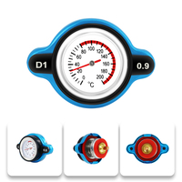 MrGauge Nouveau Thermostat de Course 0.9/1.1/1.3 Bar avec Couvercle de Radiateur et Jauge de Température d'Eau, Adaptation Universelle