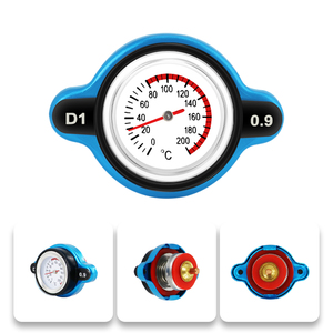 Thermostat de course Wenle neuf 0,9/1,1/1,3 bar, bouchon de <span class=keywords><strong>radiateur</strong></span> avec jauge de température de l'eau, ajustement universel - Product Image 5