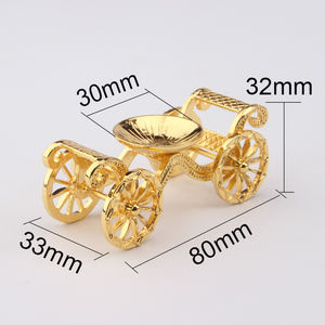 Neuankömmling Luxus Metall Prinzessin Auto Kristall kugel Display Rack Kugel halter mit Glaskugel Basis - Product Image 2