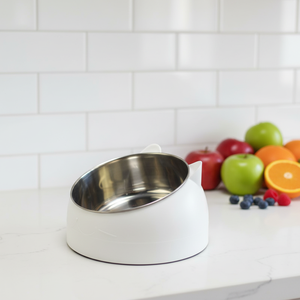 Mangkuk Kucing Anti-Muntah Ergonomis, Mangkuk Makanan dan Air Hewan Peliharaan yang Tahan Lama untuk Kucing Indoor dan Anjing Kecil - Product Image 1