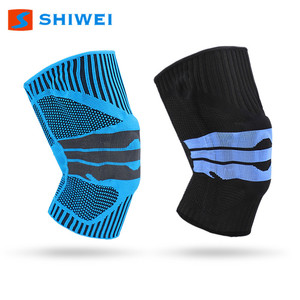 Shiwei Knee Pads Black And Blue Breathable Support For <b>Badminton</b> Outdoor Sports Unisex - Product Image 1