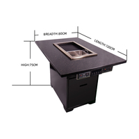 AOBLSmokeless Hot Pot Barbecue Grill Table Meubles de restaurant personnalisables ODM OEM