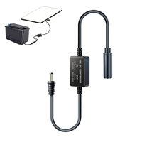 Câble convertisseur DC-DC Starlink Mini hors réseau pour batteries 12V/24V, système solaire avec multiples protections de sécurité, utilisation en extérieur