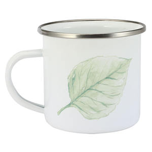 Ventas directas de fábrica 6/7/8/9/10/11/12/14cm Taza de esmalte con bordes de acero inoxidable para acampar al aire libre - Product Image 5