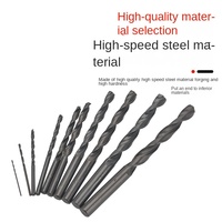 Ensemble d'outils de perçage pour le travail du bois, foret hélicoïdal à queue droite HSS, foret manuel, poinçon, pour fer et plastique, modèle Zt006, personnalisé en usine