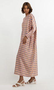 SIPO ชุดอาบายามุสลิมสำหรับผู้หญิง,ชุดเดรสยาวสไตล์ดูไบแขนยาวมีคราบเปื้อนสไตล์มาเลเซียสำหรับมุสลิม - Product Image 6