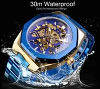 Winner 513 Montre Automatique Luxe Homme d'Affaires Qualité Supérieure Montre-Bracelet Mécanique