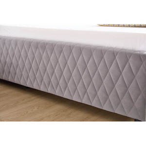 Upholstered Adjustable Daybed with Trundle <b>Queen</b> <b>Size</b> Rosewood Frame Modern Diamond Grid Design for Bedroom - Product Image 6