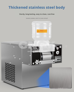 Nueva Máquina Comercial de Hielo en Escamas para Bingsu con Enfriamiento por Agua, Trituradora <span class=keywords><strong>y</strong></span> Rasuradora de Hielo para Conos de Nieve, Precio Económico - Product Image 5